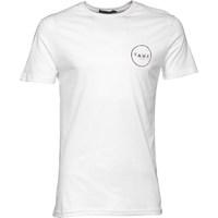 friend or faux mens hales t shirt whiteblack