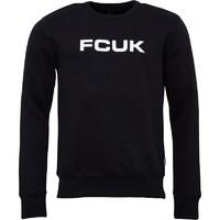 French Connection Mens FCUK Sweatshirt Black