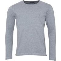 French Connection Mens Long Sleeve T-Shirt Light Grey