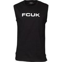 French Connection Mens FCUK Vest Black