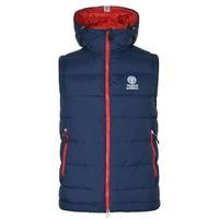 franklin and marshall hooded gilet