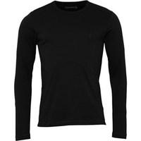 French Connection Mens Long Sleeve T-Shirt Black