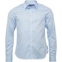 french connection mens formal birdseye shirt cold sky