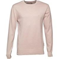 French Connection Mens 12G Crew Neck Jumper Stone