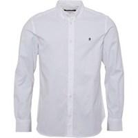 French Connection Mens Oxford Long Sleeve Shirt White