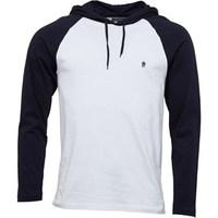 french connection mens raglan hoody whitemarine