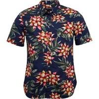 French Connection Mens Floral 2 Shirt Marine Floral