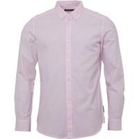 french connection mens gingham shirt soft pink