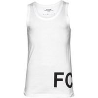 French Connection Mens FCUK Back To Front Vest White