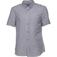 French Connection Mens Gingham Shirt Marine