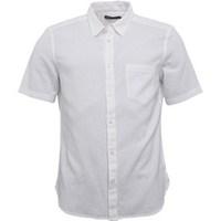 french connection mens linen shirt white