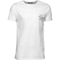 Friend Or Faux Mens Palasade T-Shirt White/Black Print