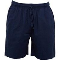 French Connection Mens Draw Linen Shorts Marine