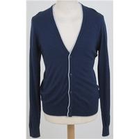 Frederik Anderson Copenhagen, size M navy cotton cardigan