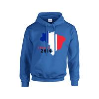 france 2014 country flag hoody blue kids