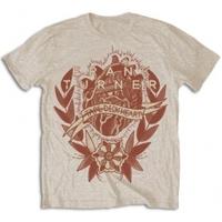 Frank Turner Tape Deck Heart Sand Mens T Shirt: X Large