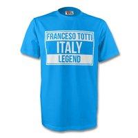 francesco totti italy legend tee sky blue