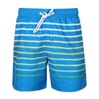 freemason ombre striped swim shorts in swedish blue south shore