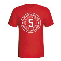 Franz Beckenbauer Bayern Munich Captain Fantastic T-shirt (red) - Kids