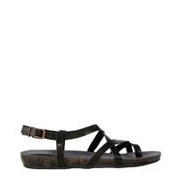 Fred de la Bretoniere-Shoes - Sandal Natural Dyed - Black
