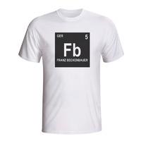franz beckenbauer germany periodic table t shirt white