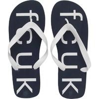 French Connection Mens Costa Flip Flops Navy/White