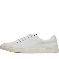 French Connection Mens Viper Vulc Canvas Pumps White