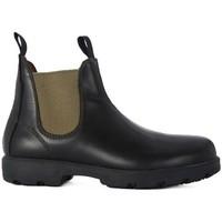 frau dawson nero mens low ankle boots in black