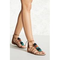 Fringed Gladiator Sandals