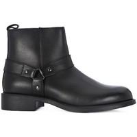 frau tibet nero womens low ankle boots in black