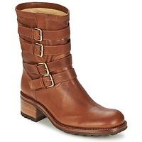 Freelance BIKER 4 MINI 4 STRAP women\'s Mid Boots in brown