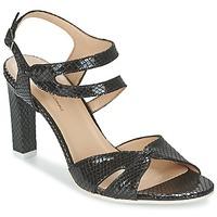 france mode zalium womens sandals in black