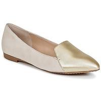 french connection galina womens loafers casual shoes in gold