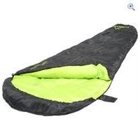 freedom trail sleeper mummy sleeping bag colour black lime