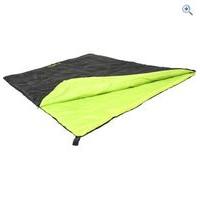 freedom trail sleeper dbl sleeping bag colour black lime