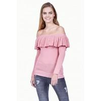 FRILL BARDOT JUMPER