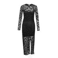 french connection tilly lace midi dress