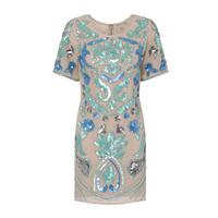 Frock and Frill Embellished Shift Dress