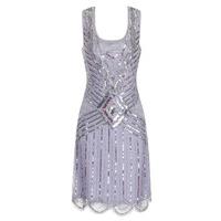 Frock and Frill Athena Flapper Dress in Lilac