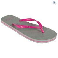 freedom trail wave womens flip flops size 36 colour graphite pink