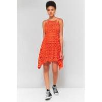 Free People Just Like Honey Lace Dress, RED