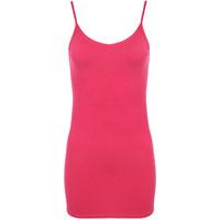 Frankie Plain Camisole Vest - Cerise