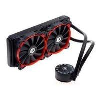 frostflow 240l aio cpu cooler red amdintel