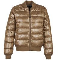 franklin marshall jkwal511 womens jacket in brown