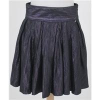 French Connection, size 12 black & metallic striped skirt
