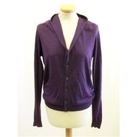 Frederik - Size: S - Purple Wool Cardigan