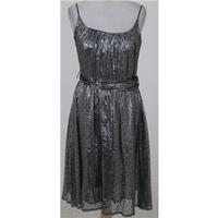 French Connection, size 8 silver party dress