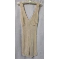 French Connection Size 8 Cream Beaded Play suit French Connection - Size: 8 - Cream / ivory - Play suit