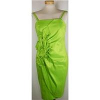 Frank Lyman size 10 lime green cocktail dress