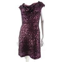 French Connection Size 14 Purple Sequin Sheathe Dress